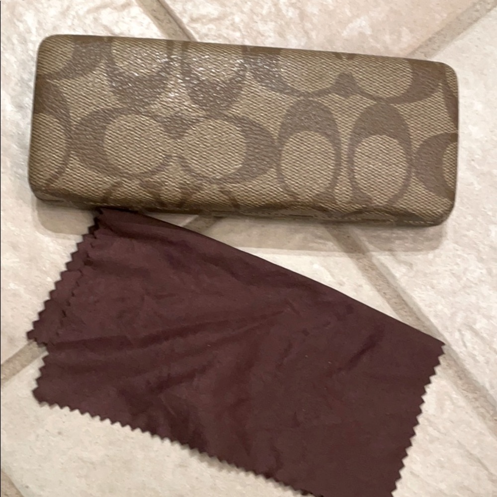 Authentic Coach  glass frame case